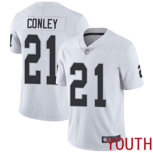 Oakland Raiders Limited White Youth Gareon Conley Road Jersey NFL Football 21 Vapor Untouchable Jersey